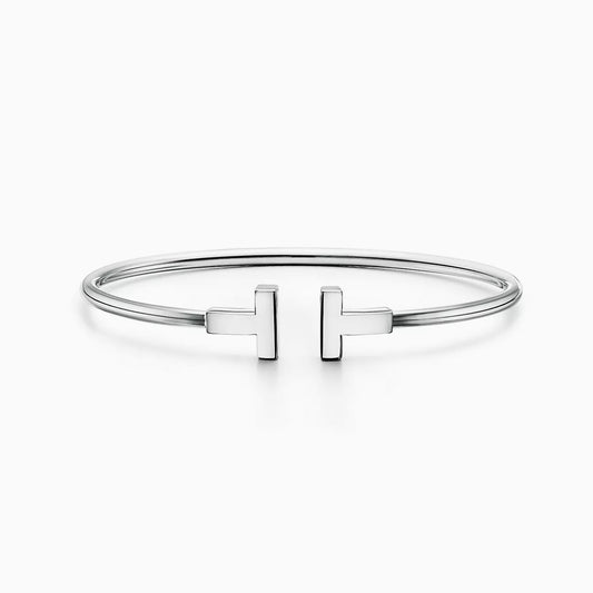 [ 第二件只需 $99 ] T Wire Bracelet Sliver
