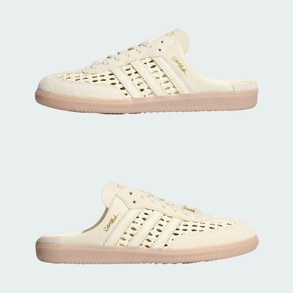 Originals Samba OG mule trainers in cream white