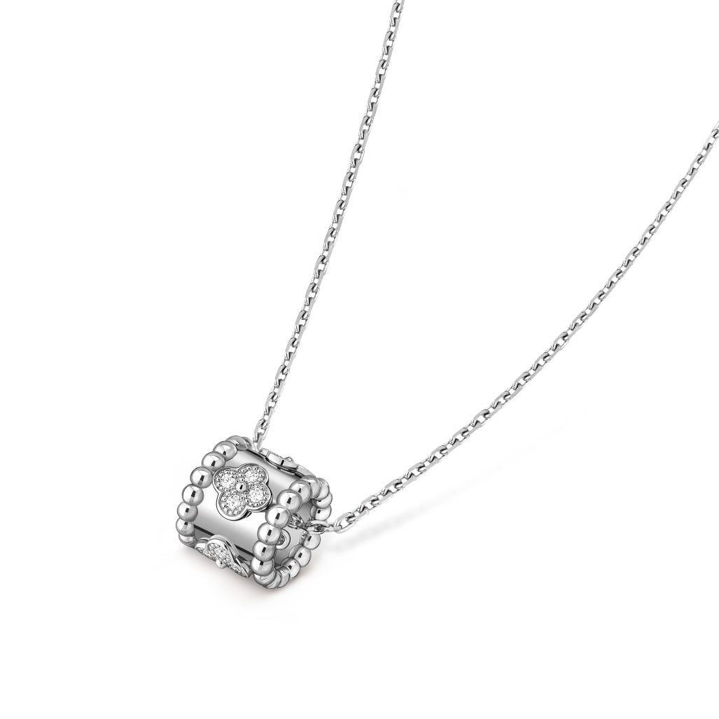 [ 任揀兩件$499 ] Perlée clovers pendant Sliver