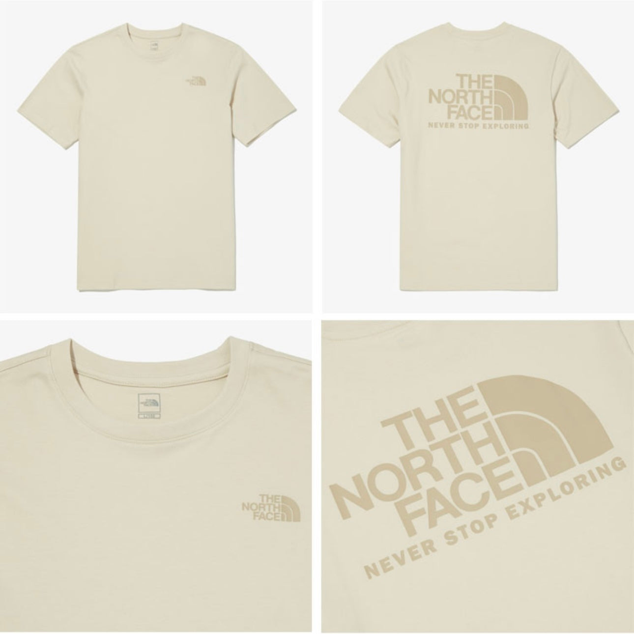 [ 今期限定‼️買一送一‼️ ] COTTON LOGO S/SR/TEE IVORY