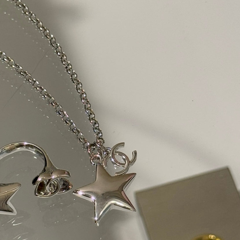 [ 任揀兩件$499 ] CC Sliver Star Necklace