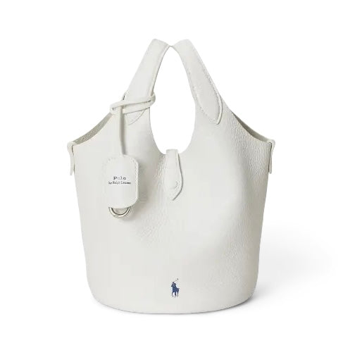 [ 今期限定‼️買一送一‼️ ] Small Polo Play leather cross body bag White