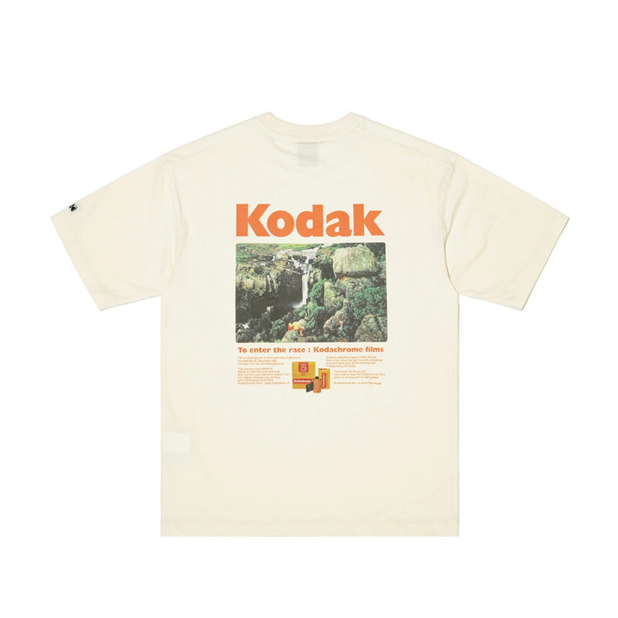 [ 今期限定‼️買一送一‼️ ] 199 Vintage Flim graphic short-sleeve t-shirt Ivory