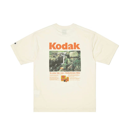 [ 今期限定‼️買一送一‼️ ] 199 Vintage Flim graphic short-sleeve t-shirt Ivory