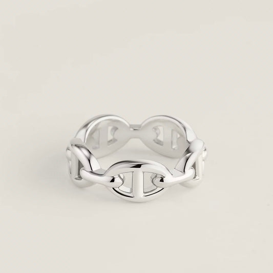 [ 任揀兩件$499 ] Chaine d'ancre Enchainee ring Sliver