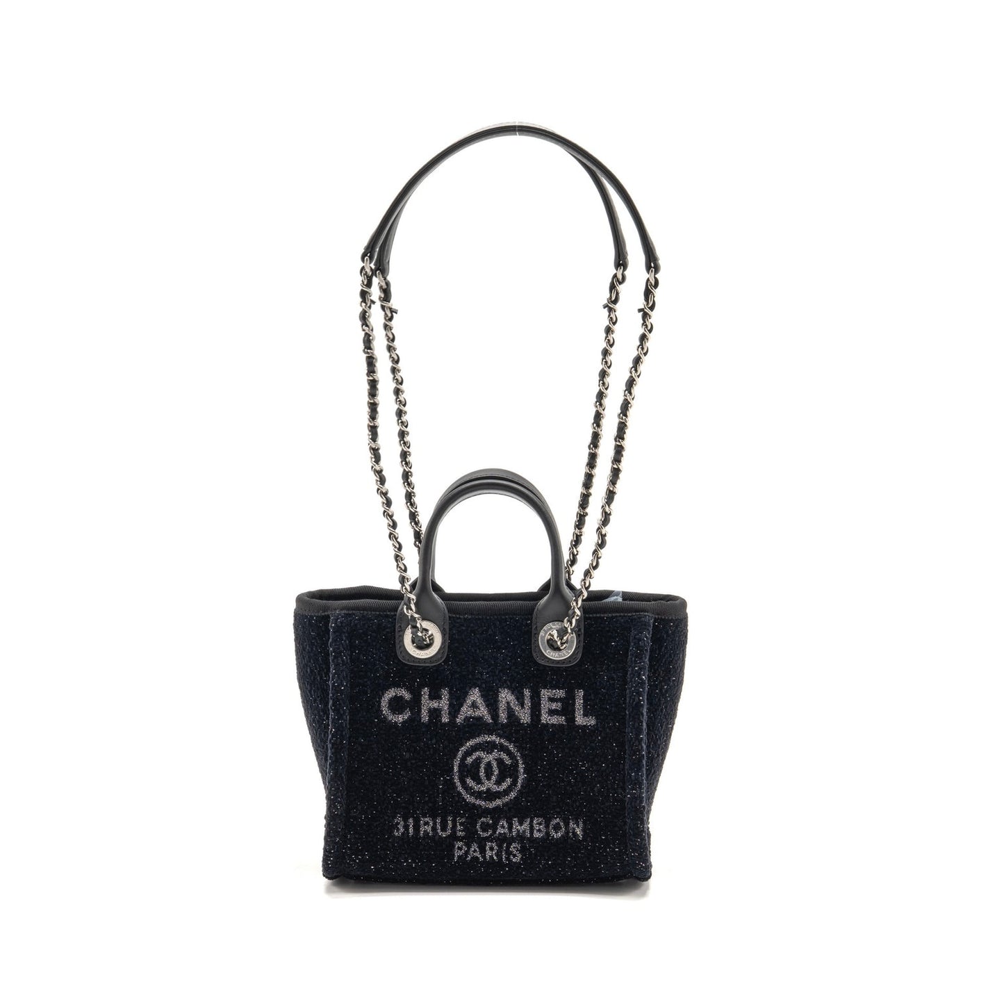 CC 26A Mini Deauville Tote Bag BlackS