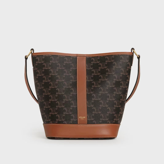 Small Bucket Black Tan