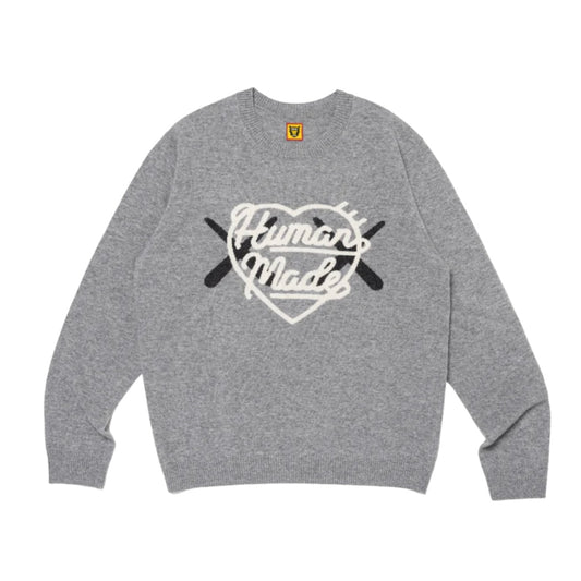 Human Made x KAWS Knit Sweater Grey