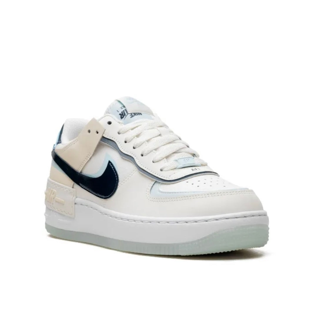 Air Force 1 "Shadow" sneakers white/blue/beige