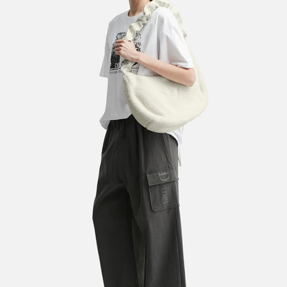 SHOULDER BAG SHERPA White