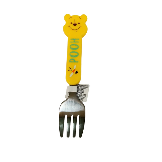 [ 任選優惠！$99/三件 ] 不銹鋼餐叉 Pooh