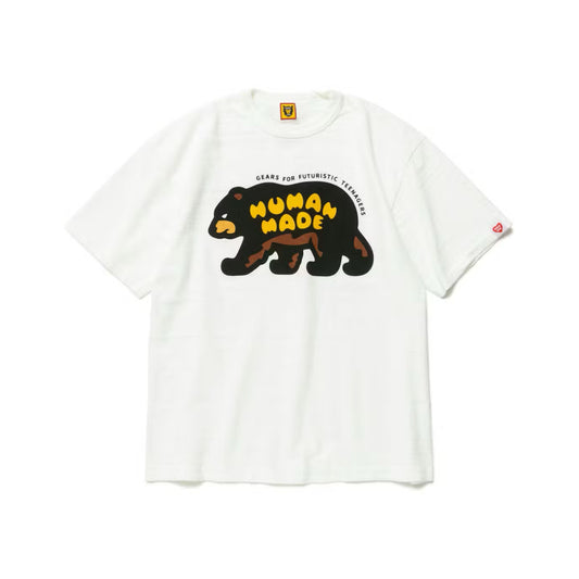 [ 任揀四件$329 ] Bear Graphic T-Shirt White