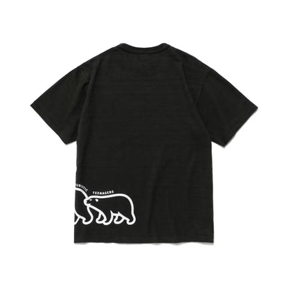 [ 任揀四件$329 ] Polar Bear Graphic T-Shirt BLACK
