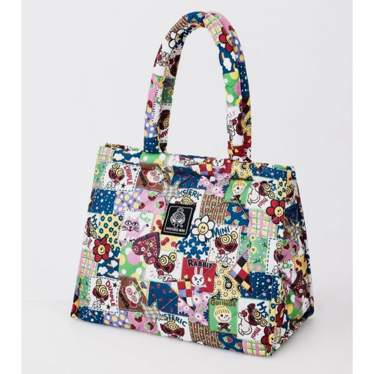 [ 任選三件$299 ] HYSTERIC MINI SQUARE BAG & SACOCHE BOOK SCRAP PATCHWORK ver. White