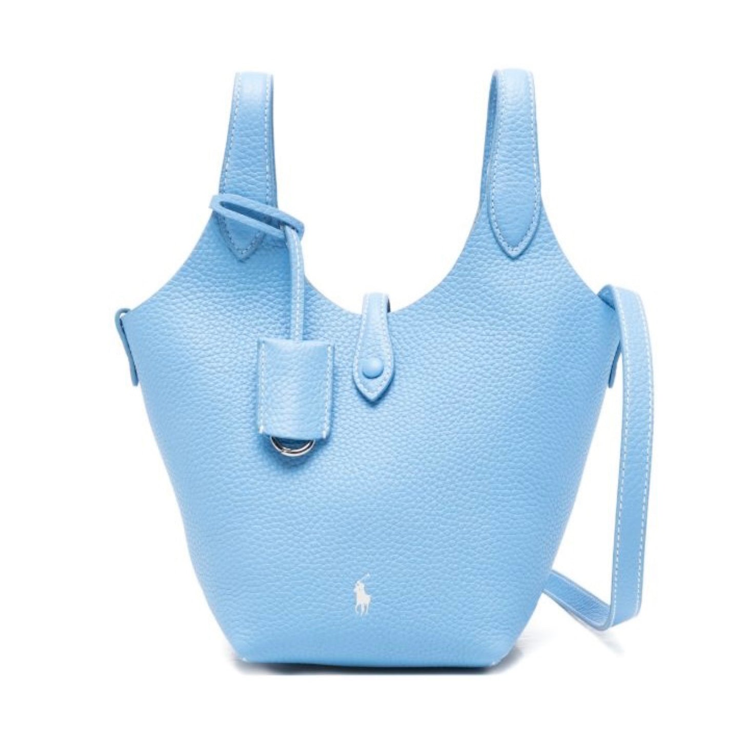 [ 今期限定‼️買一送一‼️ ] Small Polo Play leather cross body bag Baby Blue