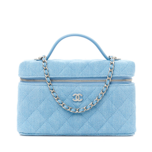 [ 🔥任揀兩件 $8XX🔥 ] CC Slim Top Handle Vanity Case Light Denim