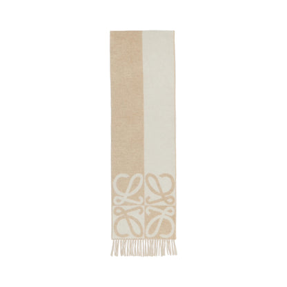 4OCT / WOOL CASHMERE SCARF DBB Beige/Ecru