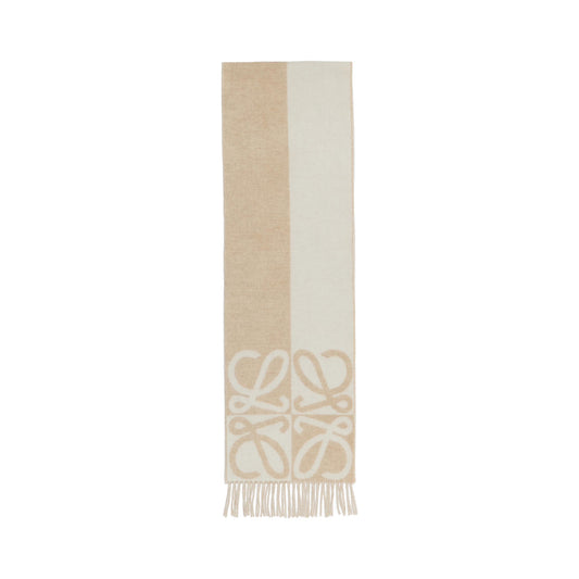 4OCT / WOOL CASHMERE SCARF DBB Beige/Ecru