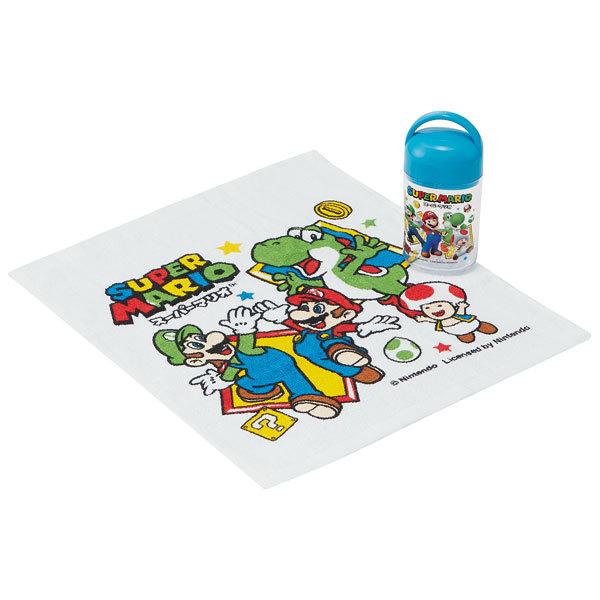 [ 任選優惠！$100/10件 ]  Skater 日本製 手巾連盒 Super Mario